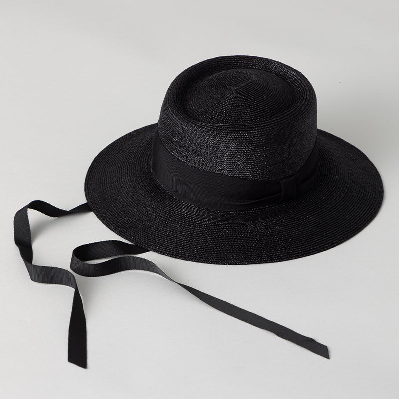 BELPER GARDENING HAT（BLACK）麦わら ストロー ハット-